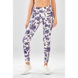 Fabletics Mid-Rise Printed PowerHold Leggings
